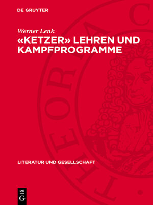 cover image of «Ketzer» lehren und Kampfprogramme